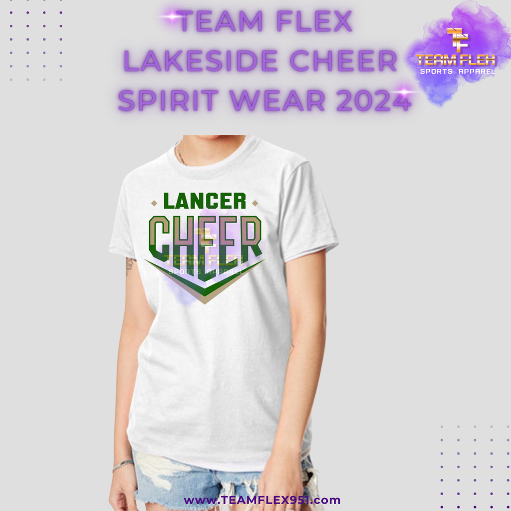 Lakeside Lancer Cheer Tee (White) JV